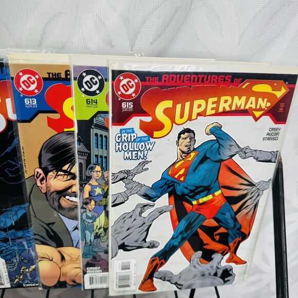 Adventures Of Superman 603-605 608-610 613-615 626 636 639 641 643 645 648 Lot - Picture 4 of 7
